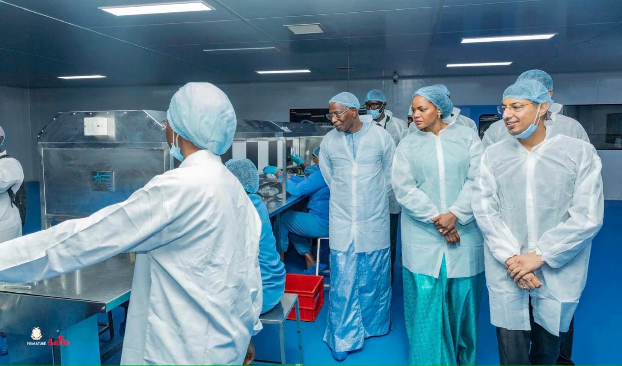 PM Visiting Area of Company